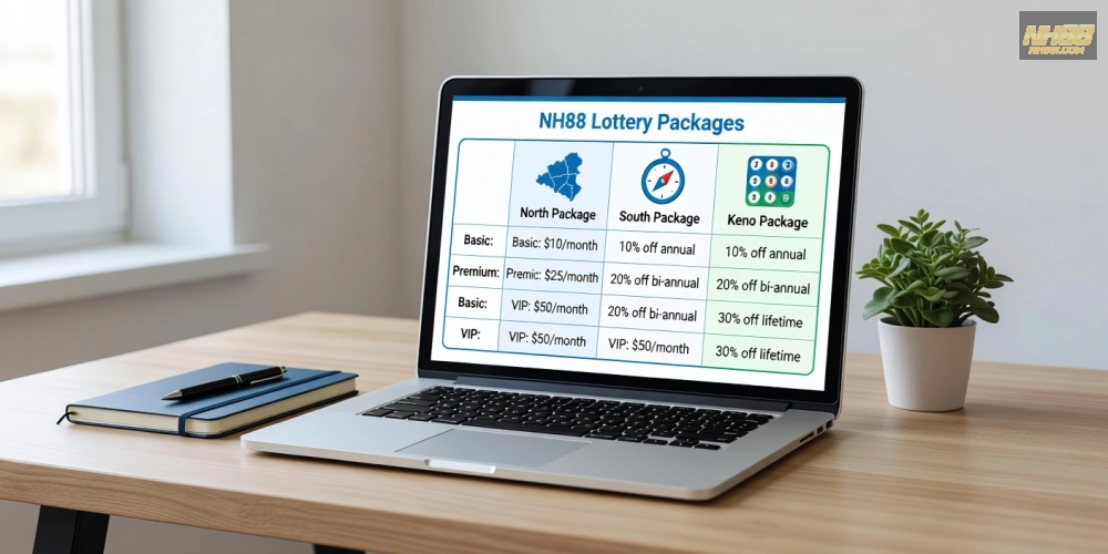 Bảng giá chi tiết các gói xổ số trên nh88 cập nhật năm 2025 với ưu đãi hấp dẫn