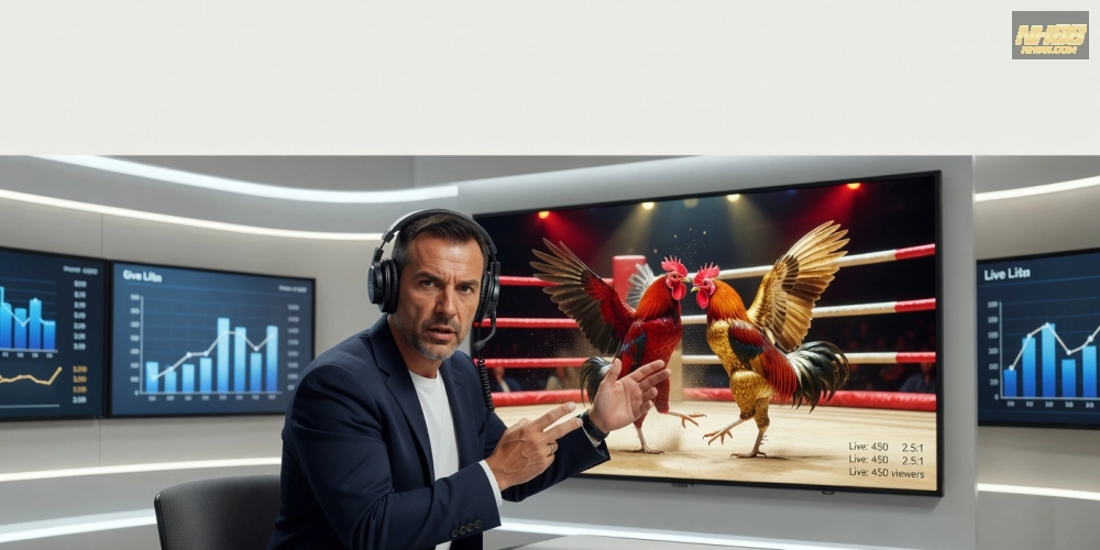 Hình minh họa khái niệm đá gà bình luận viên nh88 với phân tích chuyên sâu