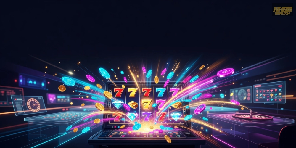 Khái niệm nổ hũ trên nền tảng NH88 được minh họa rõ ràng và hấp dẫn