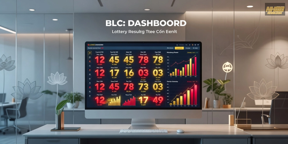 Minh họa khái niệm kết quả xổ số nh88 qua biểu đồ trực quan và dữ liệu minh bạch