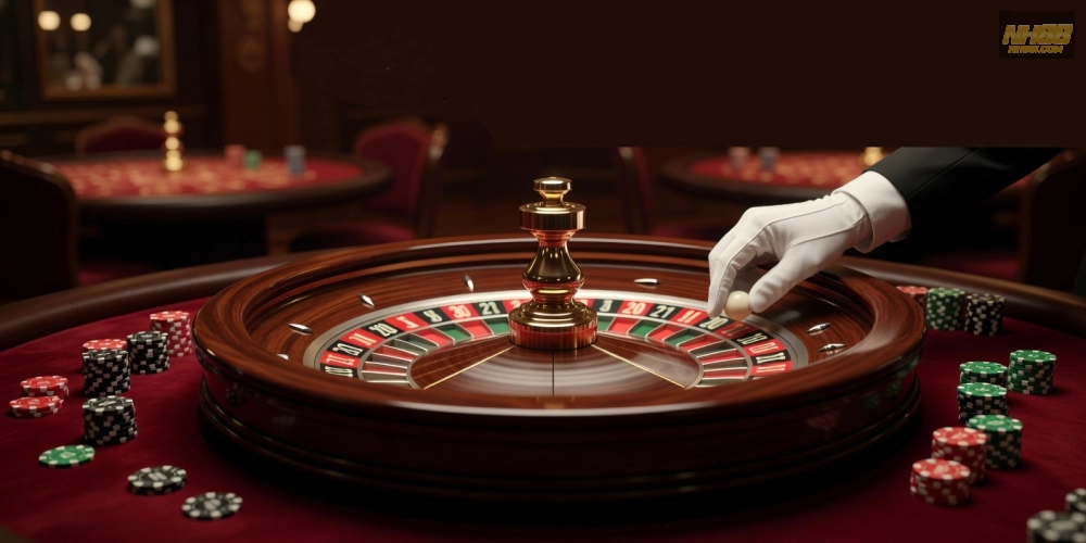 Trải nghiệm roulette live casino nh88 với bánh xe quay thực tế và đặt cược đa dạng