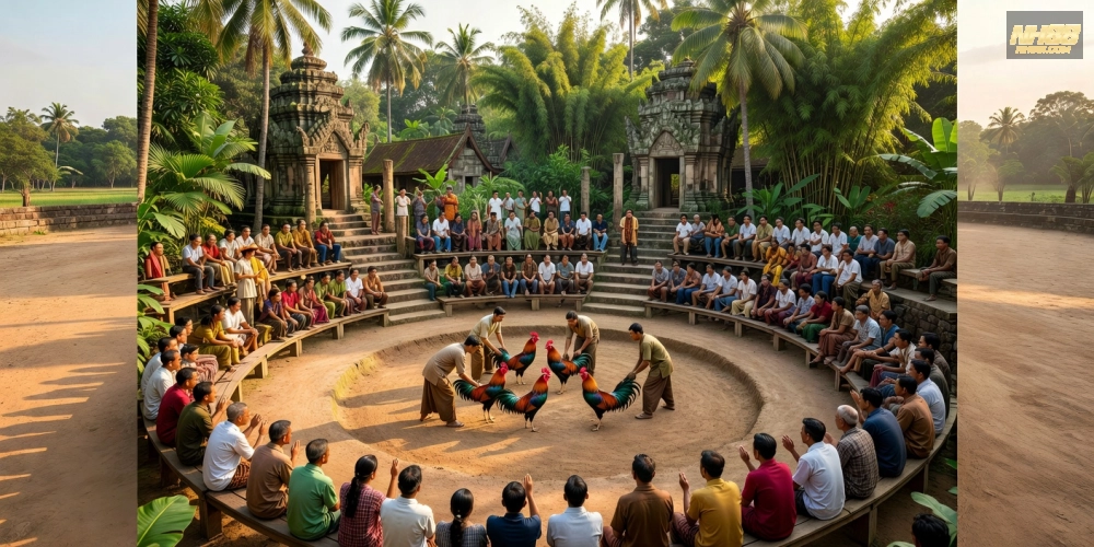 Hình ảnh trường gà Campuchia nổi bật trong hệ thống đá gà hôm nay nh88